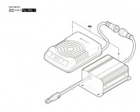Bosch 2 607 226 070 GAL 1830 W-DC Fast Charger Spare Parts
